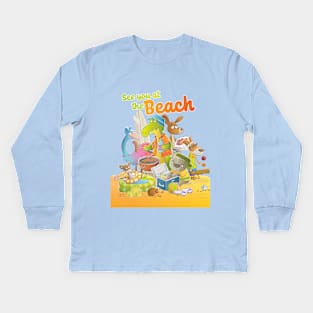 See You at the Beach Australia Kids Long Sleeve T-Shirt